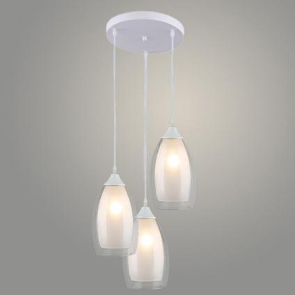 Подвес N4823/3HQ WT белый 3х40W E27 d330 h800, 24